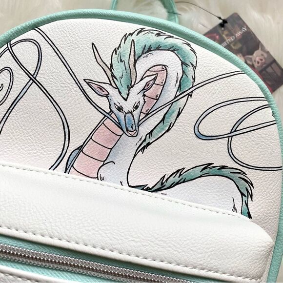 Loungefly Studio Ghibli Spirited Away Haku Pastel Mini Backpack ?